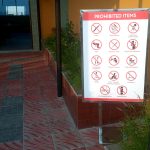 Sign Board-Prohibited Item
